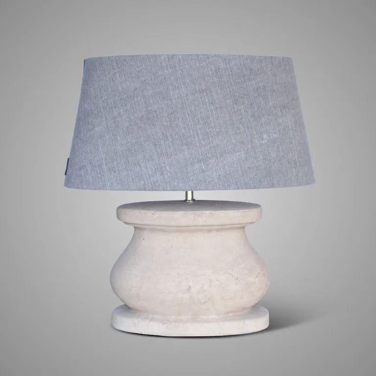 Lamp Oval Majestic Taupe 30x17x26 (BRSE12)