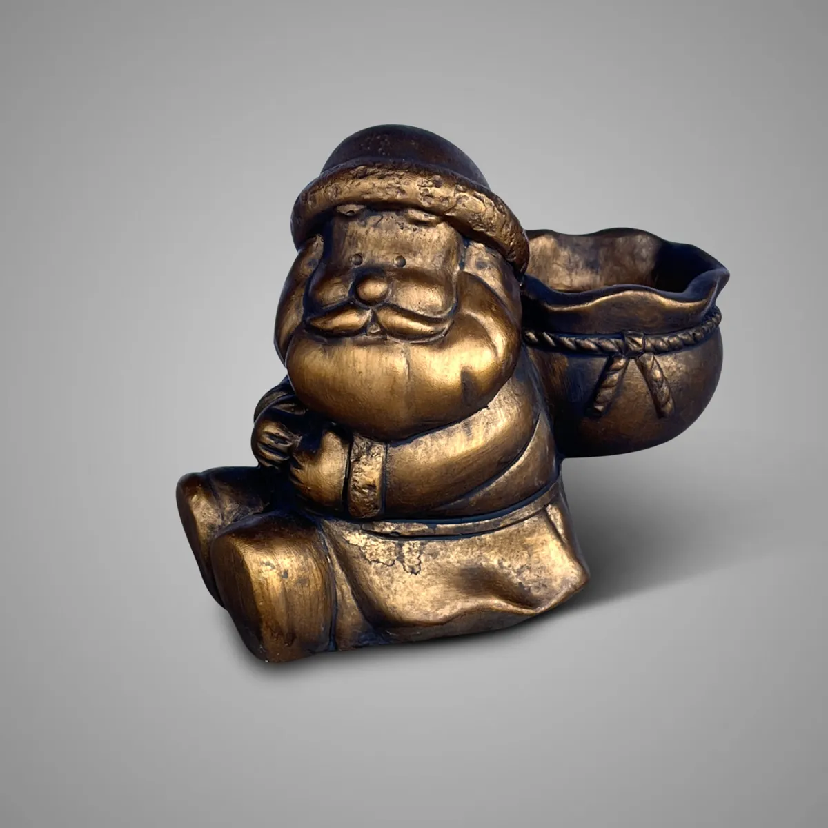 Santa Claus Easy Tealightcup Majestic Gold D.17 H.14