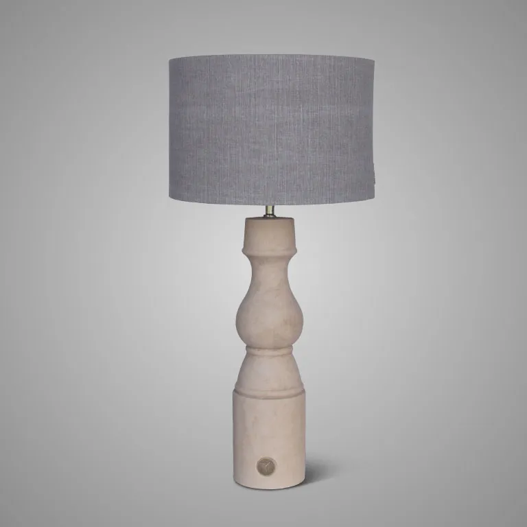 Lamp Baluster Grandeur Majestic Taupe L D.12 H.53