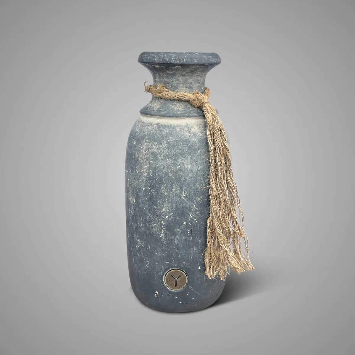 Bottle with Neck and Rope Ancient Clay L D.15 H.35
