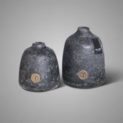 Set of 2 Bottles Basic Basalt D.16-14 H.20-15