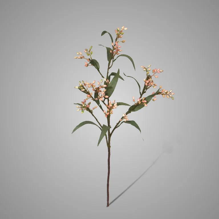 Eucalyptus Buds Light Pink 78 cm
