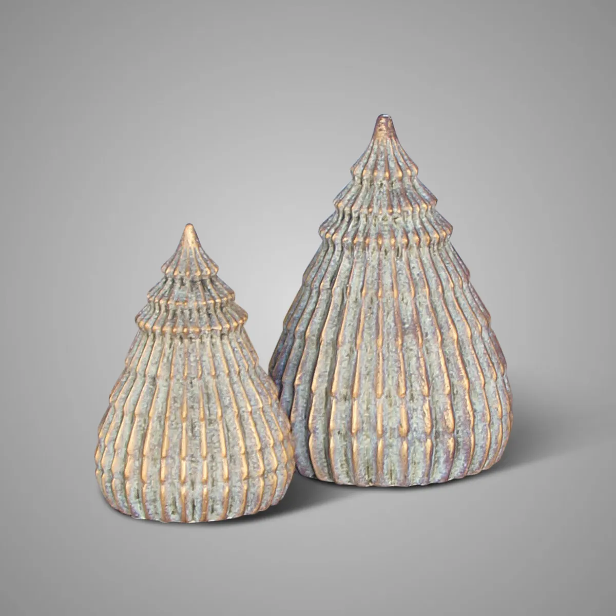 Set of 2 X Trees Brynxz Jewel D.12-9 H.16-13