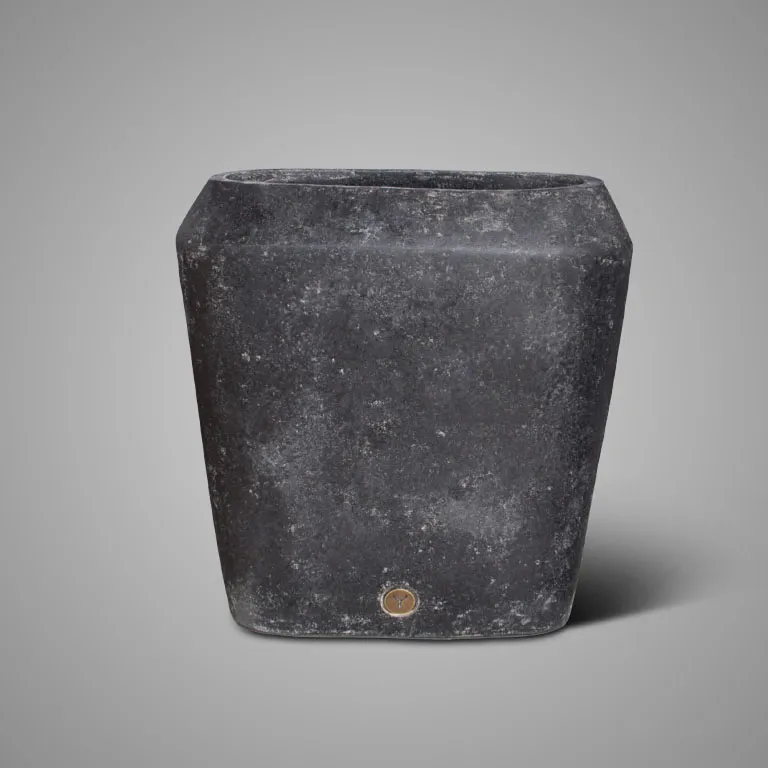 Planter Oval De Luxe Basalt L 44x15x45