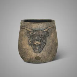 Planter Oval Scotty Majestic Brown L 34x17x35