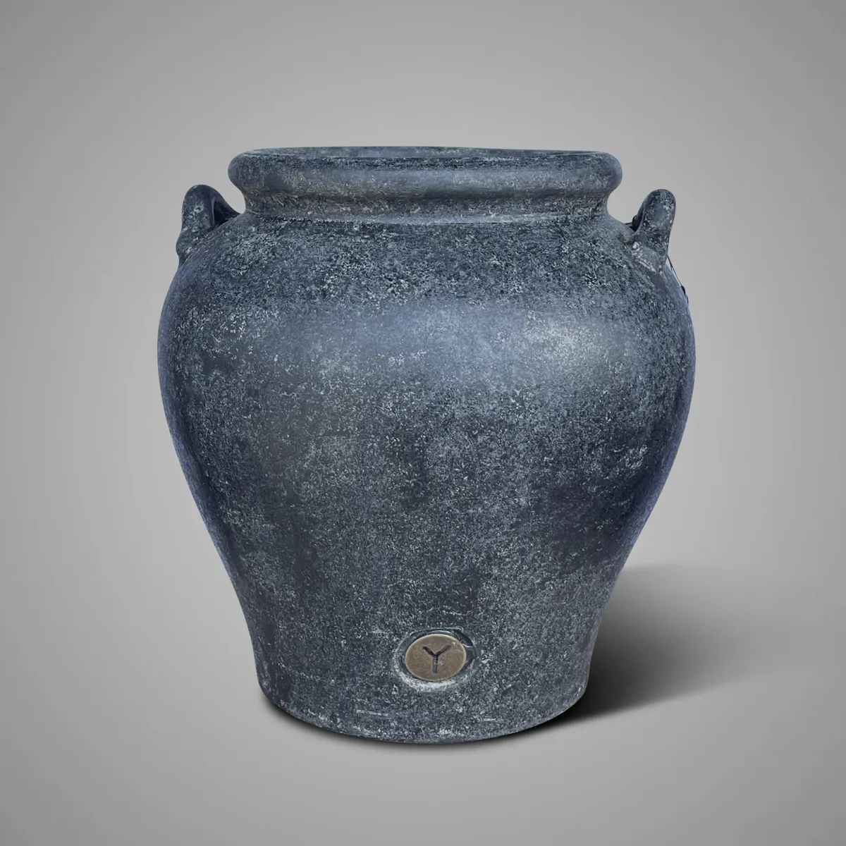Planter Two Ears Basalt L D.30 H.28