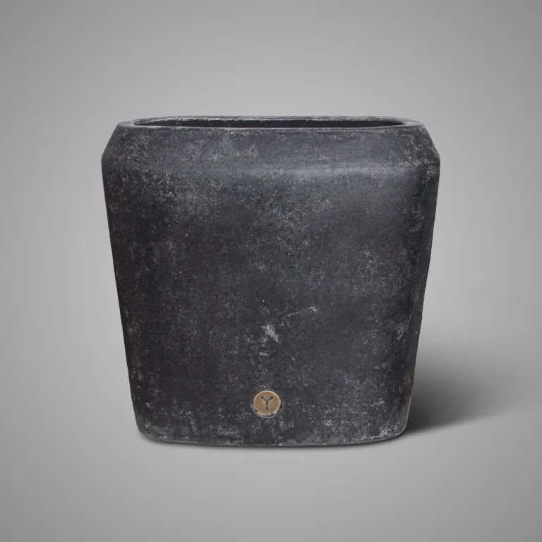 Planter Oval De Luxe Basalt M 34x15x35