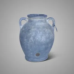 Jug Two Ears with Neck Ancient Clay M D.24 H.30