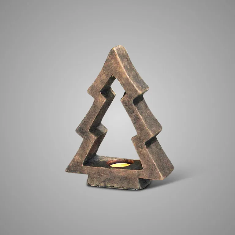 Tealightholder X -Tree 2025 Majestic Brown M 18x6x23