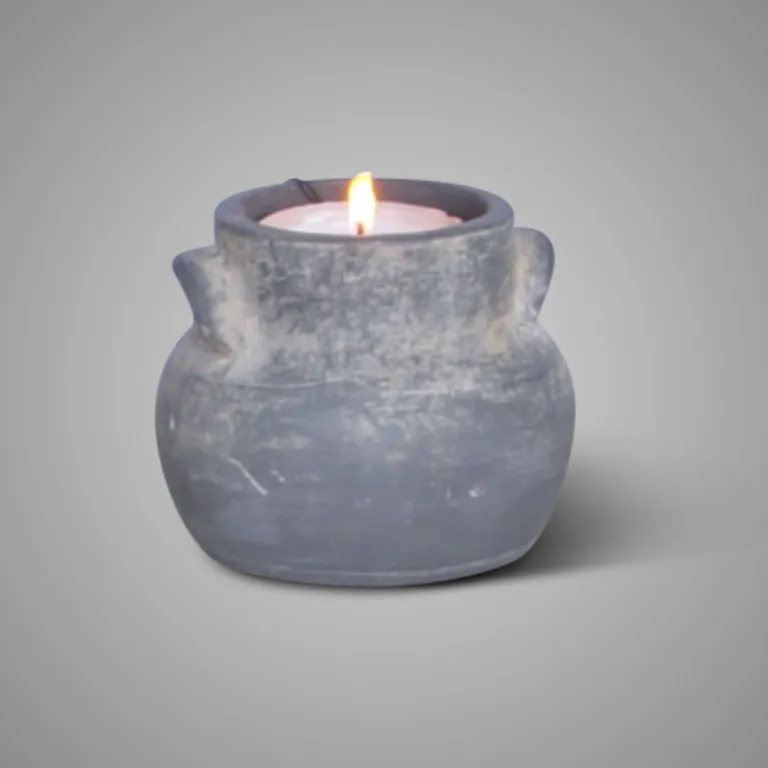 Tealight Coulogne Ancient Clay L D.12 H.10
