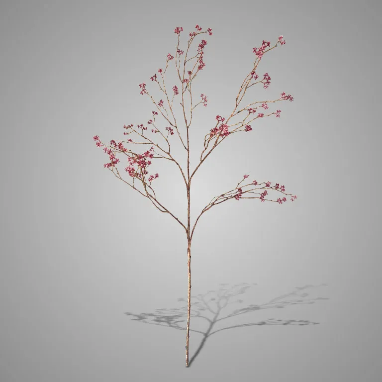 Flower Spray Burgundy 100 cm