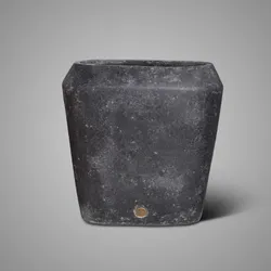 Planter Oval De Luxe Basalt L 44x15x45