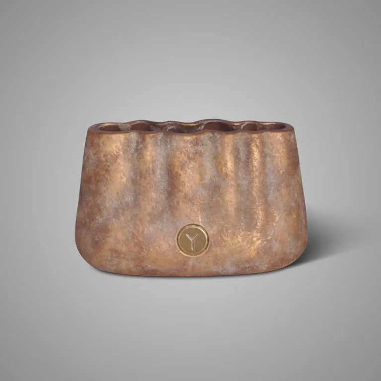 Planter Oval Wave Jewel S 25x13x15