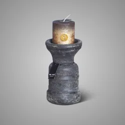 Candleholder Classic Basalt M D.12 H.18