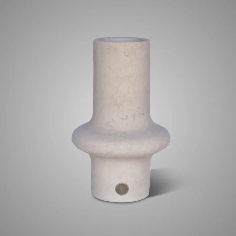 Vase Cylinder Tall Edge Majestic Taupe L D.23 H.37