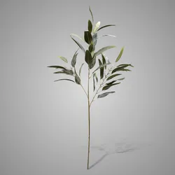 Mango Leaf Grey/Green 88 cm