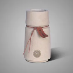 Vase Basic Lather Rope Majestic Taupe S D.11 H.20