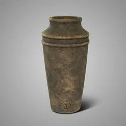 Vase Luxury Two Lines Majestic Brown L D.19 H.37