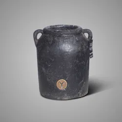 Planter Allure Two Ears Basalt S D.16 H.20