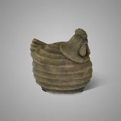 Chickes with Lines Majestic Brown M D.12 H.12