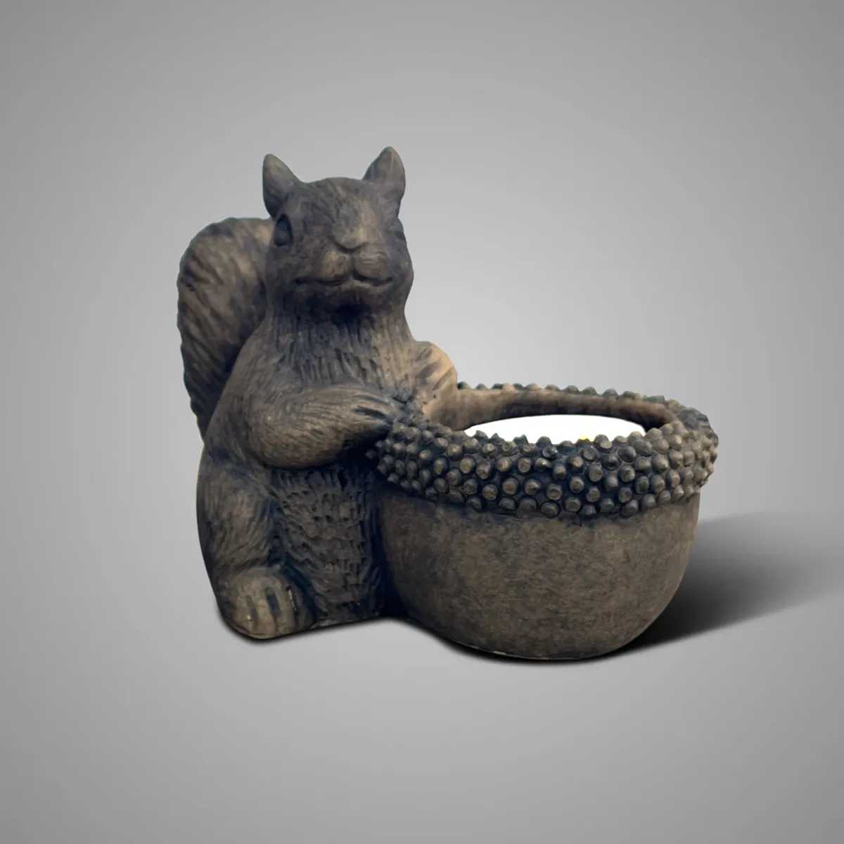 Tealightcup Squirrell Majestic Brown L D.18 H.13