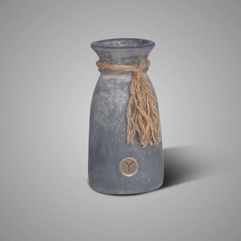 Jar with Rope Ancient Clay S D.13 H.25