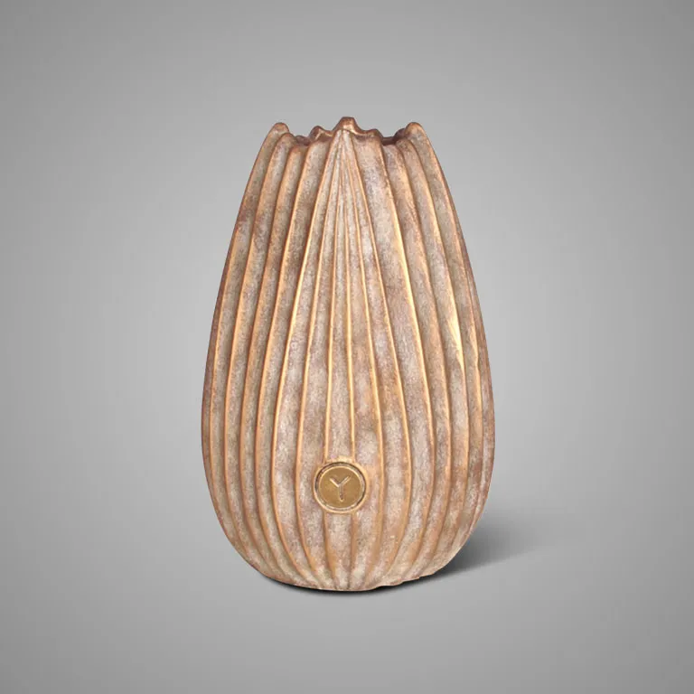 Vase Relief Carved Jewel M D.21 H.33