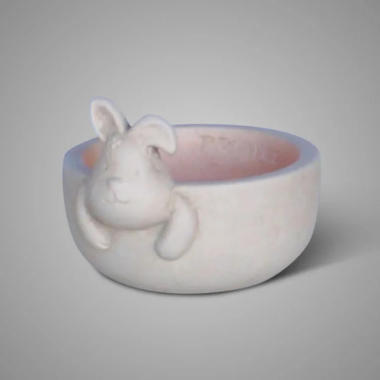 Tealightcup Hare Surprise Majestic Taupe M D.14 H.10