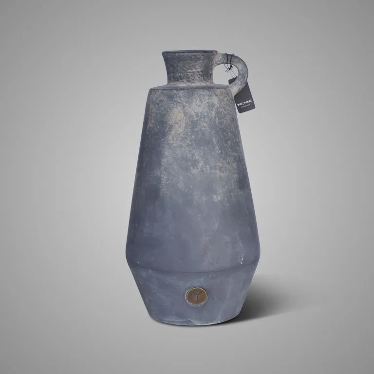 Jar One ear with Neck Ancient Clay L D.20 H.40