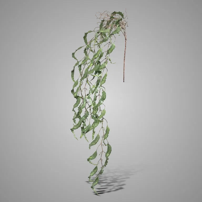 Hanging Eucalyptus Carved Green 136 cm