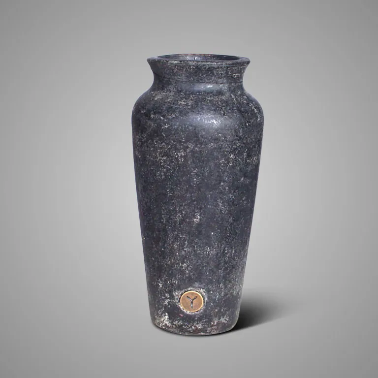 Vase Impressive Basalt M D.18 H.36