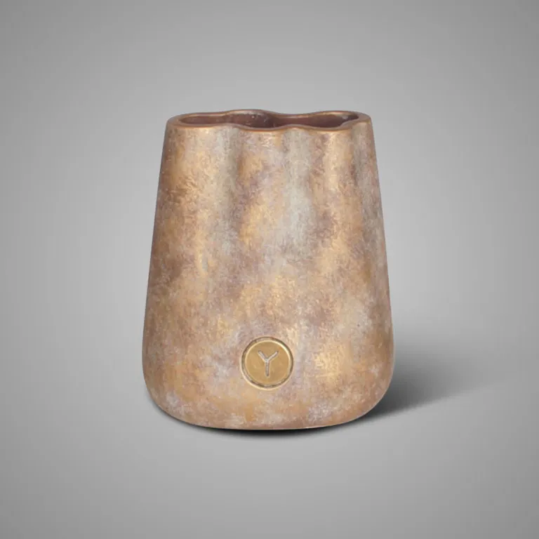 Planter Oval Wave Jewel M 17x13x20