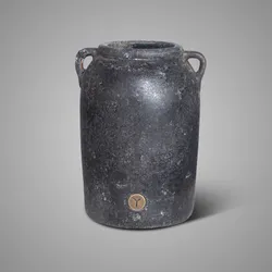 Planter Allure Two Ears Basalt L D.23 H.32