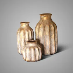 Set of 3 Bottles BRYNXZ Relief Jewel D.15 H.32-26-14