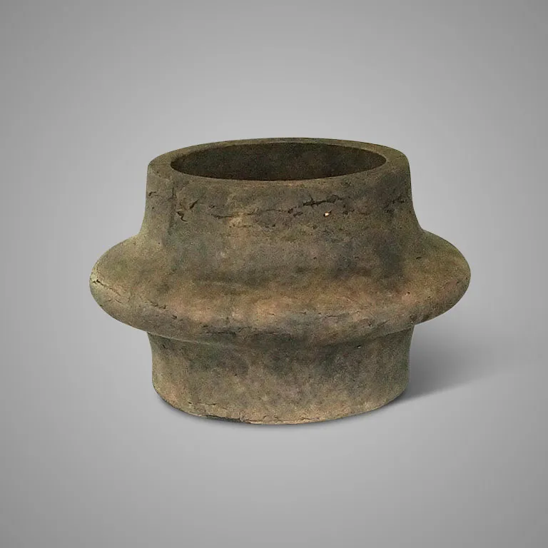 Planter Cylinder Edge Majestic Brown D.28 H.17