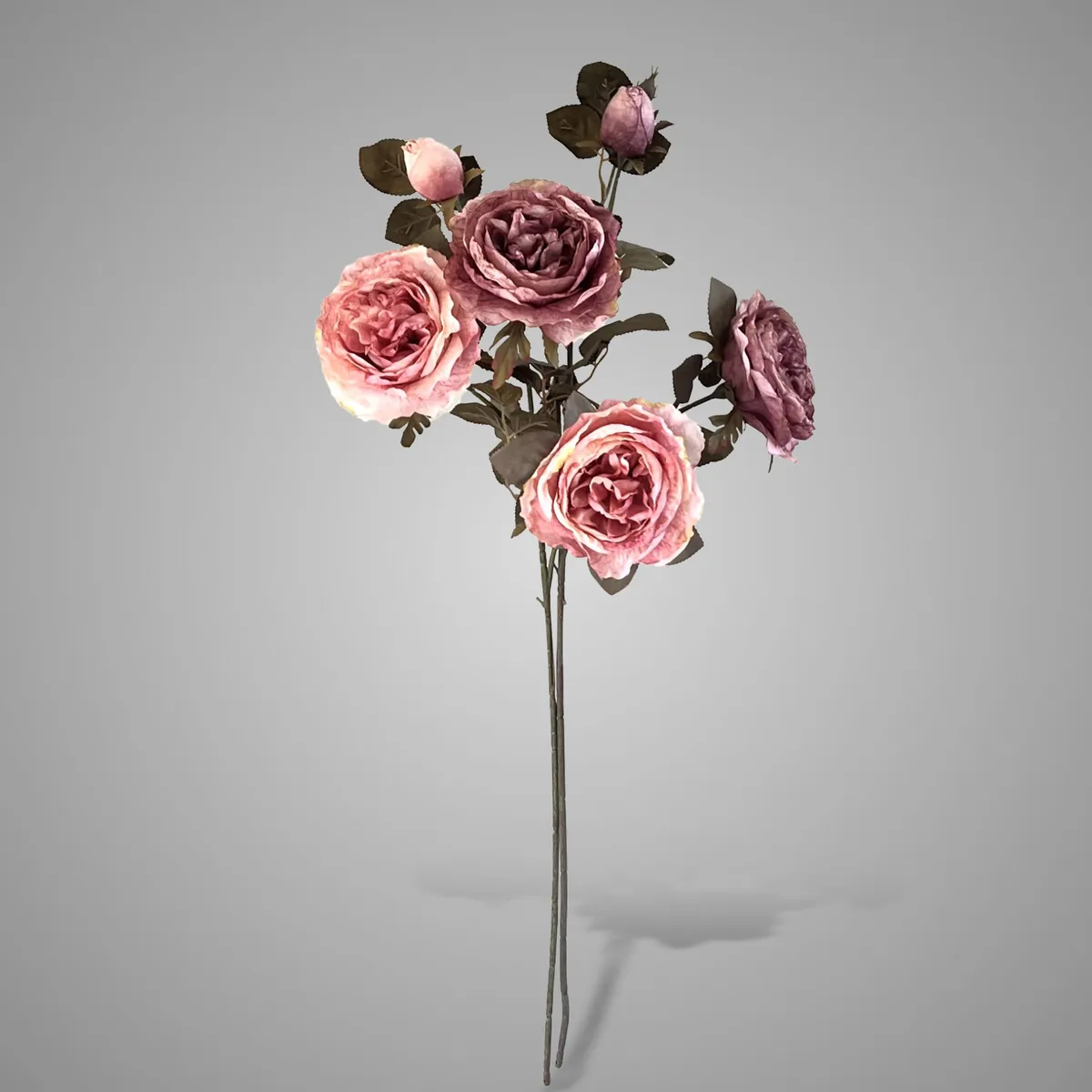 Sort. of 2 Peony Multi Stem Pink Range  73 cm