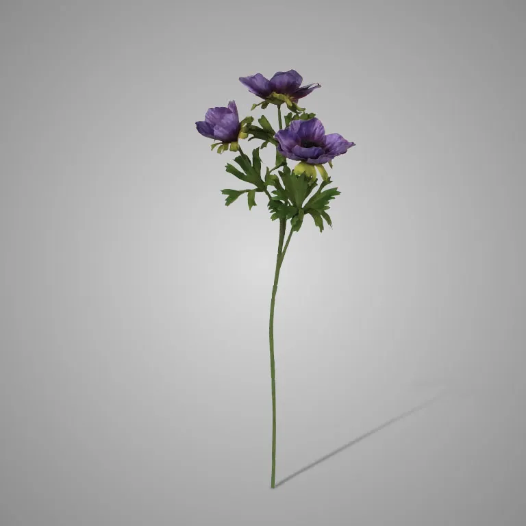 Anemone Purple 56 cm