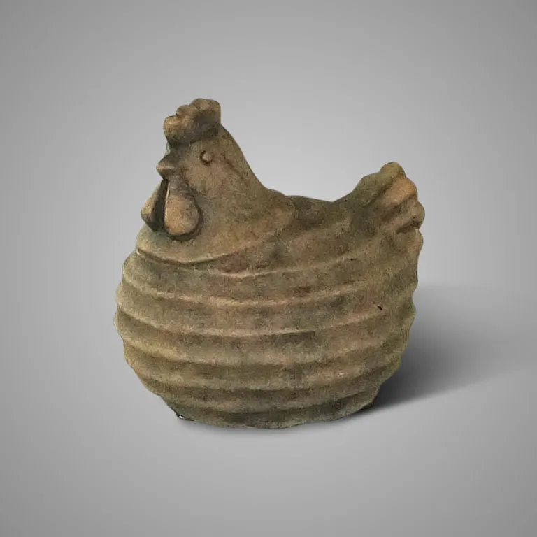 Chickes with Lines Majestic Brown L D.15 H.14