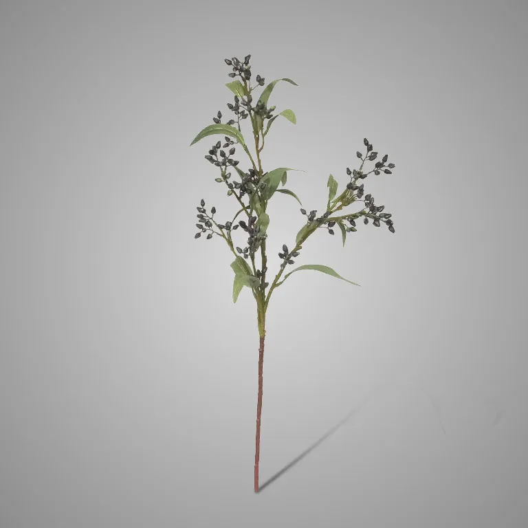 Eucalyptus Buds Dark Purple 78 cm