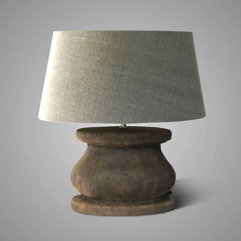 Lamp Oval Majestic Brown 30x17x26 (BRSE12)