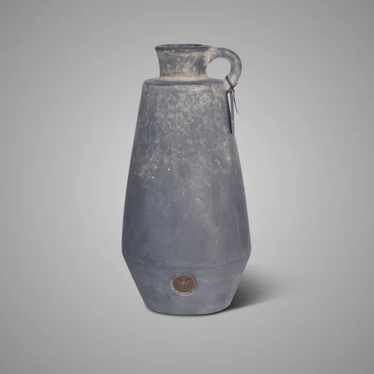 Jar One ear with Neck Ancient Clay M D.17 H.35