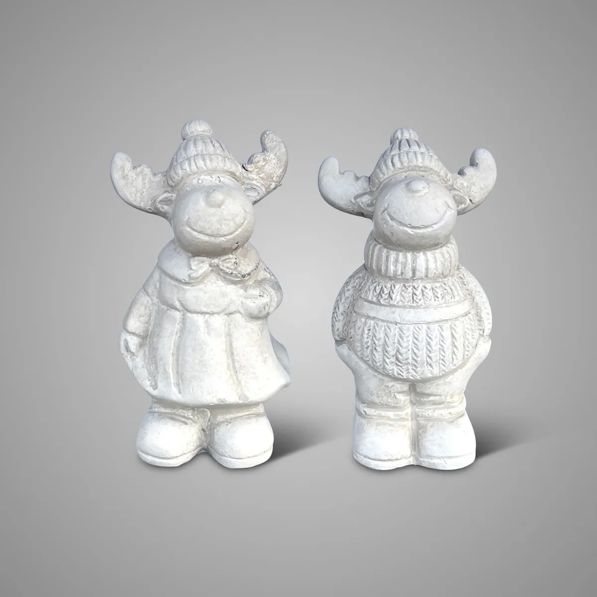 Set of 2 Rudolphs Majestic Taupe D.7 H.13