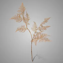 Leaf Fern Spray Brown 100 Cm