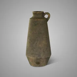 Jug Conic with Neck Majestic Brown L D.20 H.41