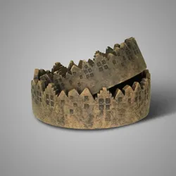 Set of 2 Bowls Canalhouses Majestic Brown D.27-23 H.9-8