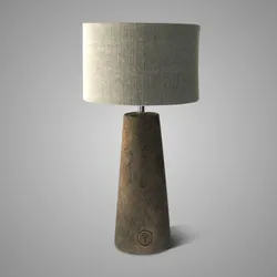 Lamp Tall Conic Majestic Brown  D.13 H.39 (BRSE126)