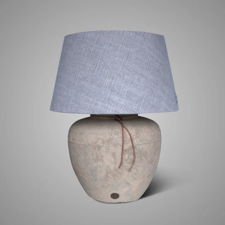 Lamp Two Lines With Rope Rustic D.35 H.33 (BR002)