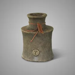 Bottle with Neck Majestic Brown M D.16 H.21