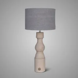 Lamp Baluster Grandeur Majestic Taupe L D.12 H.53