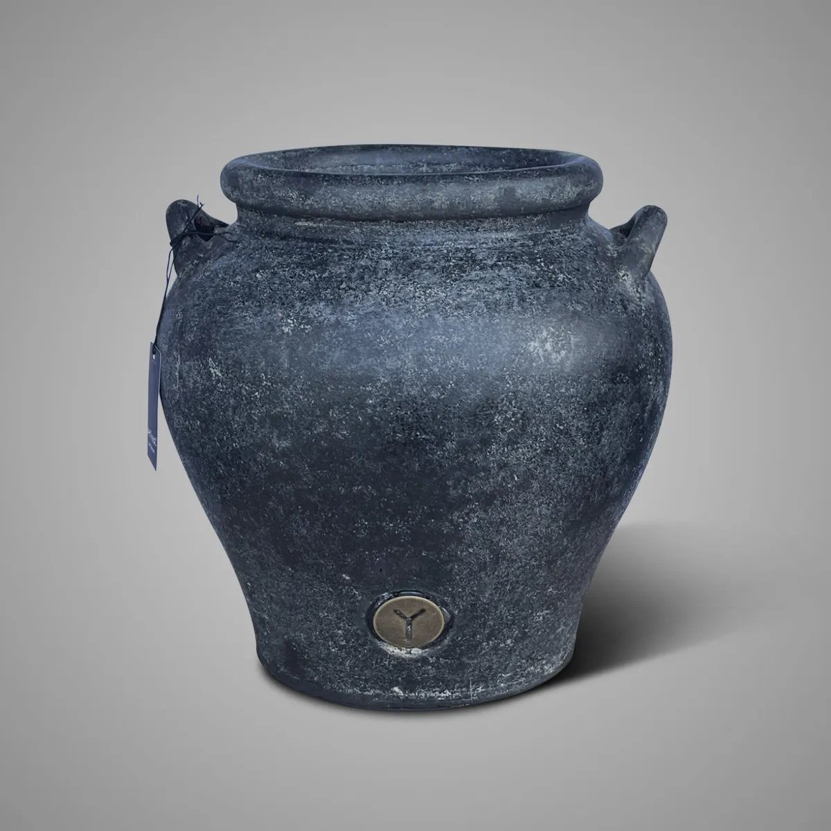 Planter Two Ears Basalt M D.25 H.23